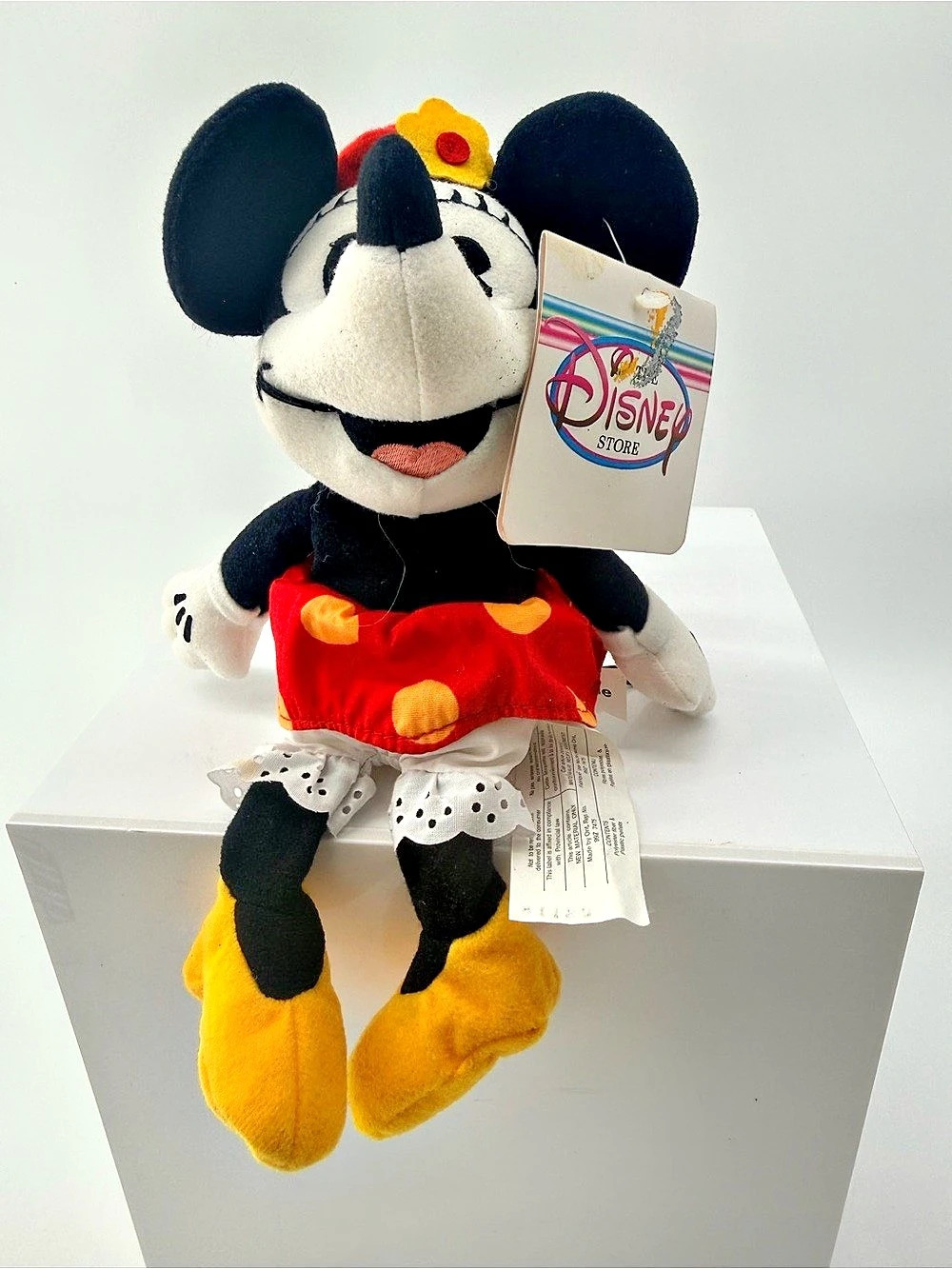 Disney Minnie Mouse Polka Dot Plush NWT